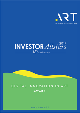 Digital Innovation in Art Award