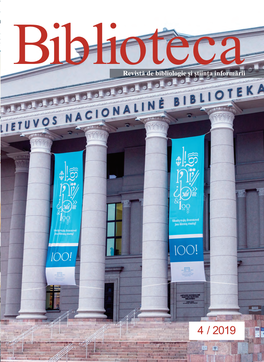 Revistĺ De Bibliologie Ři Řtiinőa Informĺrii