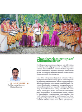 Chendamelam Groups of Kudumbashree