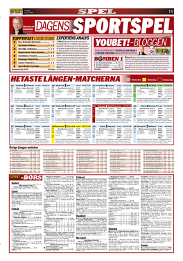 YOUBET!–BLOGGEN 3 Norrtälje–Sollentuna