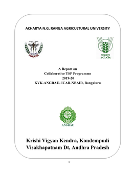 Krishi Vigyan Kendra, Kondempudi Visakhapatnam Dt, Andhra Pradesh