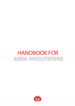 Handbook for ASHA Facilitators .Pdf