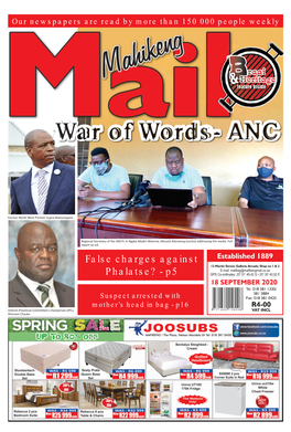 War of Words- ANC