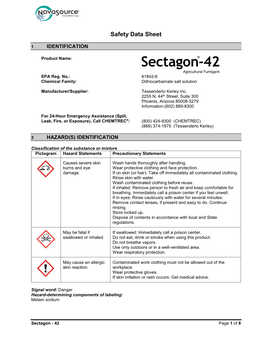 Safety Data Sheet