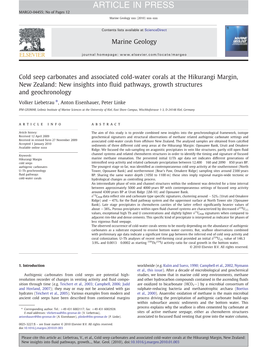 New Insights Into Fluid Pathways, Gr