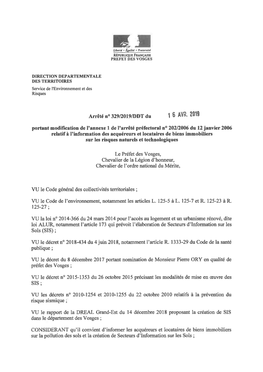 Arrêté+Préfectoral+N°329-2019+Du+16+Avril+2019+