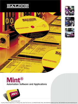 Baldor Mint Software and Applications