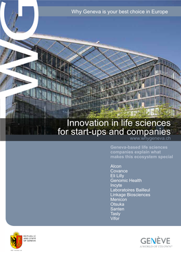 Innovation in Life Sciences for Start-Ups and Companies