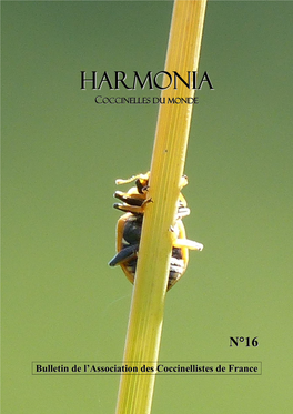 HARMONIA - Coccinelles Du Monde, 16 (Juin 2016) – Bulletin De L’ACOF 2