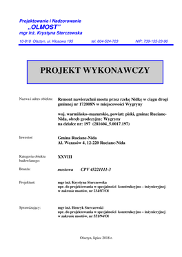 Projekt Wykonawczy