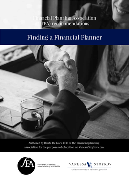 Finding a Financial Planner