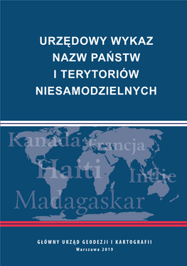 Urzędowy Wykaz Nazw Państw I Terytoriów Niesamodzielnych