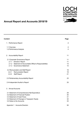 Annual Accounts 2018-19