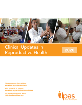 Clinical Updates in Reproductive Health