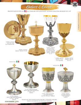 Chalices & Ciboria