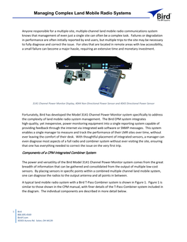 CPM Managing Complex LMR Systems