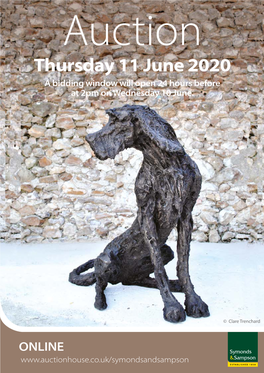 Thursday 11 June 2020 a Bidding Window Will Open 24 Hours Before at 2Pm on Wednesday 10 June