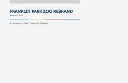 Franklin Park Zoo Rebrand
