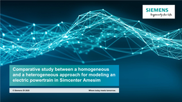 Simcenter Amesim / Modelica