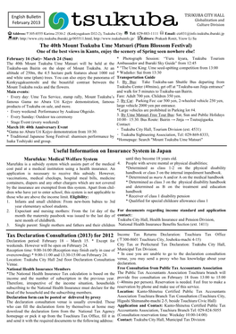 Useful Information on Insurance System in Japan the 40Th Mount