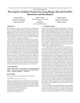 Prescriptive Analytics System for Long-Range Aircraft Conflict Detection and Resolution