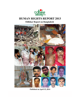 Odhikar Annual Human Rights Report 2013