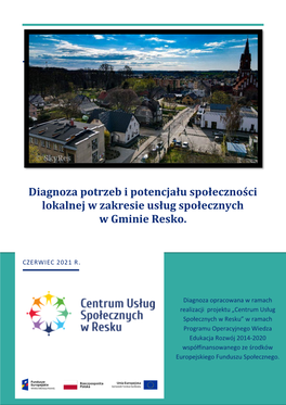 Diagnoza Potrzeb I Potencjału Społeczności Lokalnej W Zakresie