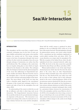 Sea/Air Interaction