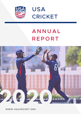 Annual Report for 2020