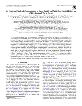 An Empirical Study of Contamination in Deep, Rapid, and Wide-Field