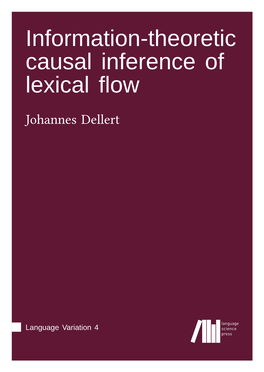 Information-Theoretic Causal Inference of Lexical Flow