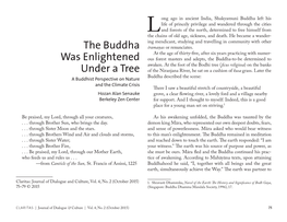 The Buddha Was Enlightened Under a Tree