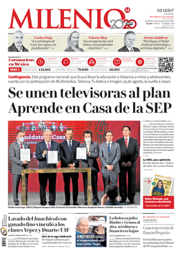 Se Unen Televisoras Al Plan Aprende En Casa De La SEP