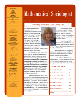 Mathematical Sociologist