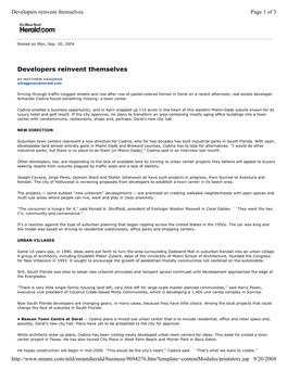 Developers Reinvent Themselves Page 1 of 3