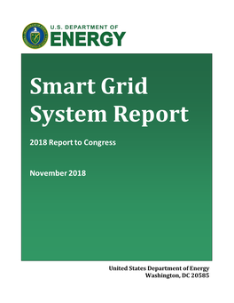 2018 Smart Grid System Report