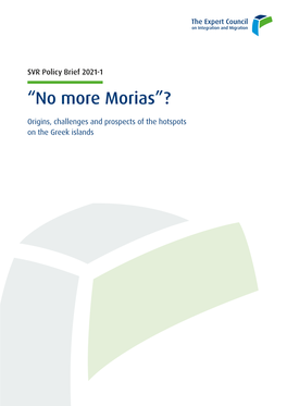 “No More Morias”?