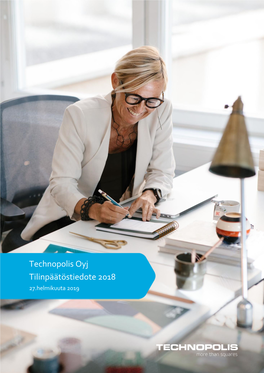 Technopolis Oyj Tilinpäätöstiedote 2018 1