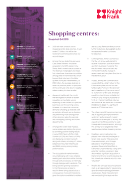 Shopping Centres