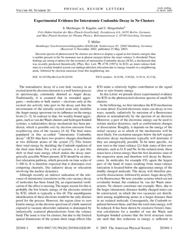 Experimental Evidence for Interatomic Coulombic Decay in Ne Clusters