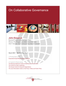 On Collaborative Governance