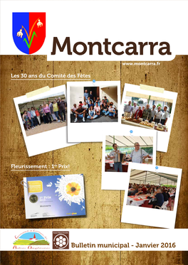 Bulletin Municipal Municipal - Janvier- Janvier 2015 2016 Le Mot Du Maire