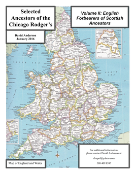 Selected Ancestors of the Chicago Rodger's