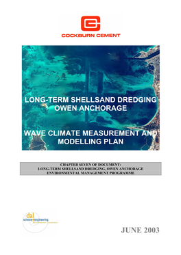 Long-Term Shellsand Dredging Owen Anchorage Wave Climate