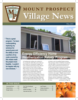 Mount Prospect Village News