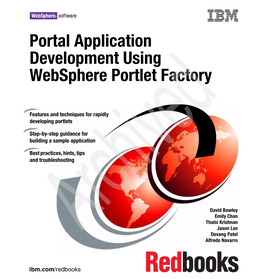 Portal Application Development Using Websphere Portlet Factory