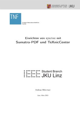 Sumatra-PDF Und Texniccenter