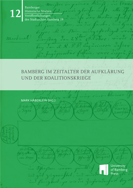 Bamberg Im Zeitalter Der Aufklärung Und Der Koalitionskriege