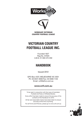 Victorian Country Football League Inc