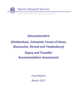 Gloucestershire Gypsy and Traveller Accommodation Assessment Final